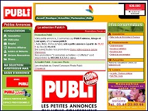 Aperu du site Publi.fr - petites annonces du rseau Publi : Toulouse et Grand Sud