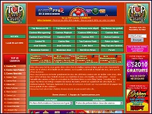 Aperu du site Top des Casinos - guide des casinos en ligne