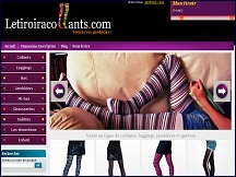 Aperu du site Le Tiroir  Collants - spcialiste de collants, bas et leggins