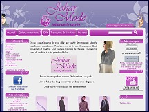 Aperu du site Johar Mode - boutique de vtements ddie aux femmes musulmanes