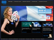 Aperu du site 888Poker - salle de poker en ligne, tournois, jeu de poker gratuit