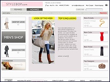 Aperu du site Style Bop - boutique de mode chic & d'accessoires de mode tendance