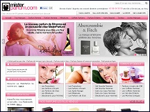 Aperu du site Mister Parfum - parfumerie discount en ligne, parfums pas cher 