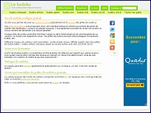 Aperu du site Le Sudoku : site de sudoku gratuit, grilles de sudoku  imprimer