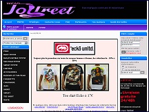 Aperu du site Jo Street - boutique de vtements streetwear, vtements hip hop