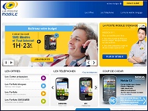 Aperu du site La Poste Mobile - oprateur tlphonie mobile pas cher de La Poste
