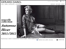Aperu du site Grard Darel: boutique collection prt--porter, sacs Grard Darel