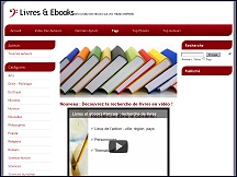 Aperu du site Livres-et-ebooks.fr - ebooks franais & livres numriques gratuits
