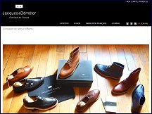 Aperu du site Chaussures Jacques & Dmter - boutique en ligne Jacques & Dmter