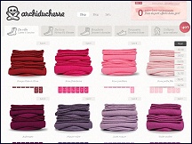 Aperu du site Archiduchesse - chaussettes made in France, boutique Archiduchesse