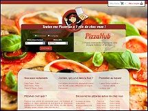 Aperu du site Pizza Hub - livraison de pizza, pizzerias  Paris & rgion parisienne