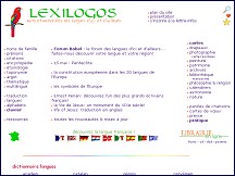Aperu du site LEXILOGOS - dictionnaires en ligne, dico francais anglais multilingue