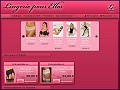 Dtails du site www.lingerie-pour-elles.com