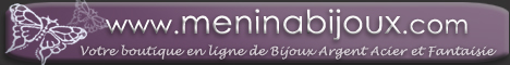 Menina Bijoux - vente en ligne bijoux en argent, acier et fantaisie