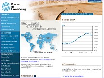 Aperu du site Bourse de Luxembourg