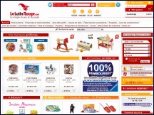 Aper�u du site Le Lutin Rouge - catalogue de jeux et jouets de grandes marques