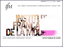 Aperu du site Institut Franais de la Mode