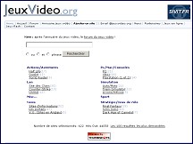 Aperçu du site Annuaire des jeux video