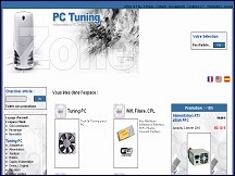 Aperu du site PC Tuning Zone - matriel informatique, tuning ordinateurs