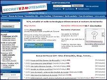 Aper�u du site Secrets2Moteurs - actualit�s r�f�rencement et moteurs de recherche