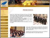 Aperçu du site GESICA - Réseau International d'Avocats Indépendants