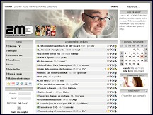 Aper�u du site 2m3.net - Mitose Mentale - webzine pour les hommes