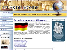 Aper�u du site Atlas Monde - atlas mondial : �conomie et g�opolitique