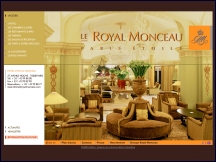 Aperu du site Htel Le Royal Monceau - Paris Etoile