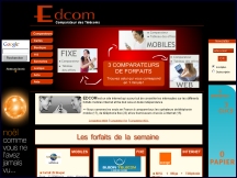 Aperu du site Edcom - le comparateur des tlcoms, tlphones mobiles et fixes