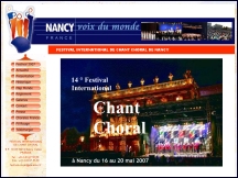 Aperu du site Festival International de Chant Choral de Nancy