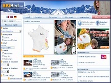 Aperu du site SkiBed - rservation de sjours de ski