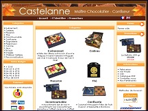 Aperu du site Castelanne - matre chocolatier, confiseur