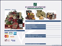 Aperu du site Cadofrance - boutique ides cadeaux pour chaque occassion