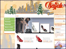 Aperu du site Buffalo Shop - vente de chaussures en ligne