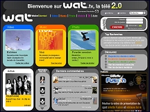 Aperu du site WAT.tv - promotion de vos talents avec TF1