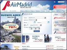 Aper�u du site Air Madrid - compagnie a�rienne ib�rique