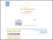 Aperçu du site ENI Ecole Informatique - Saint Herblin