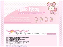 Aperu du site Hello Kitty