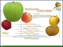 Aperu du site Lapomme.org - tout sur les pommes