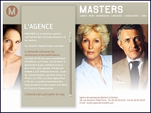 Aperu du site Masters Models - agence de mannequins babyboomers et seniors