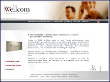 Aperu du site Agence de communication corporate - Wellcom