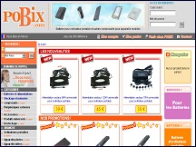 Aperu du site Batteries Pobix: batteries ordinateur portable  bas prix, pices dtaches
