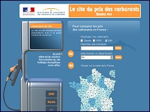 Aperu du site Prix Carburants - comparez les prix de carburants partout en France