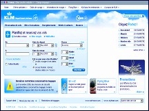 Aperu du site KLM - compagnie arienne nationale nerlandaise