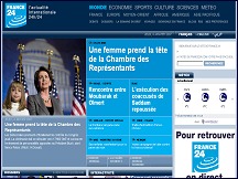 Aperu du site France24 - chane tl d'info, actualit, France24 direct en ligne