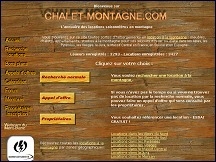 Aperu du site Chalet Montagne - locations de chalets et appartements  la montagne