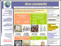 Aperu du site Eco Conseils - articles conomies d'nergie et protection environnement