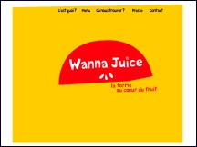 Aper�u du site Smoothies Wanna Juice - cocktails de fruits frais