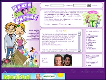 Aperçu du site Loveparad - jeu de rencontres, amour, amitié