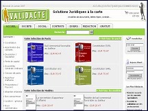 Validacte - mod�les de documents et actes juridiques